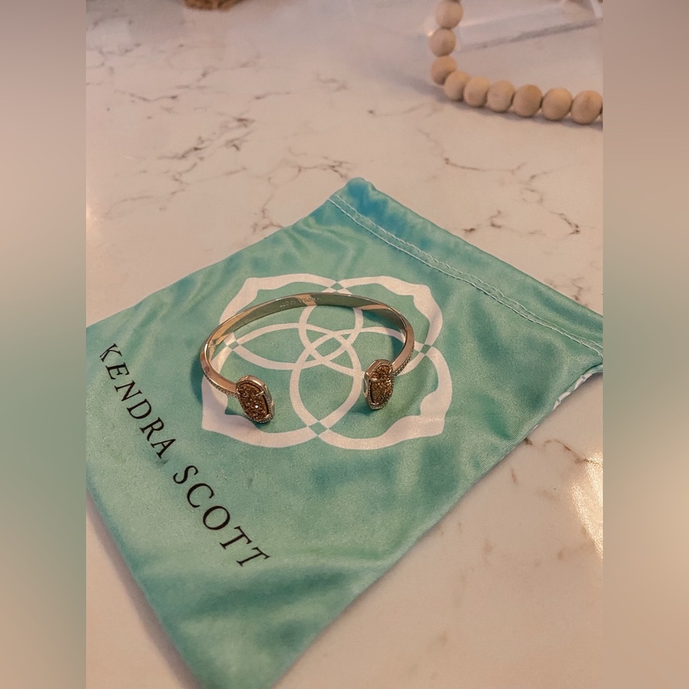 Kendra Scott Elton Bracelet in Rose Gold Drusy